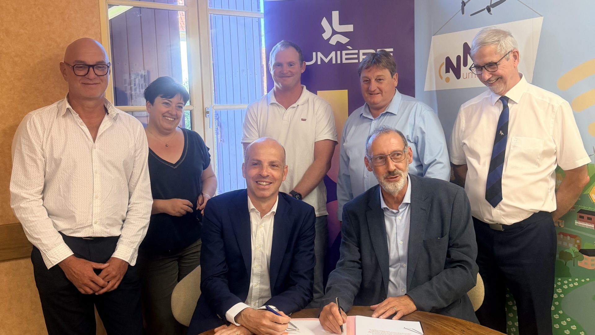 NIVERTEL : LUMIÈRE prend en charge le réseau professionnel de la Nièvre